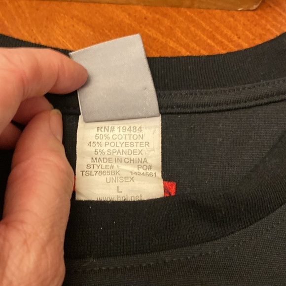 Tesla Men’s Sweatshirt Black LARGE Crewneck - Picture 3 of 8